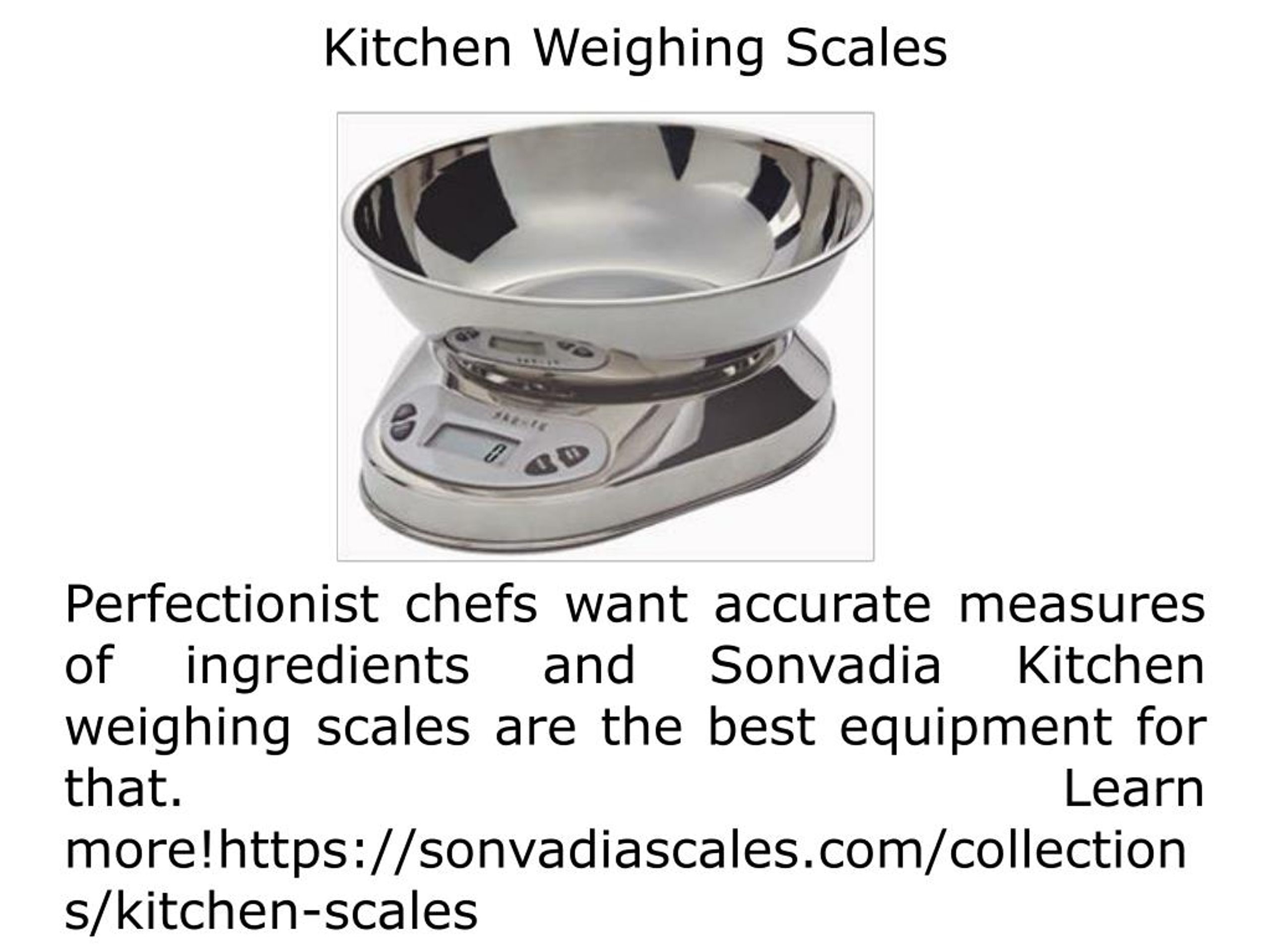 PPT - Kitchen Weighing Scales PowerPoint Presentation, free download ...