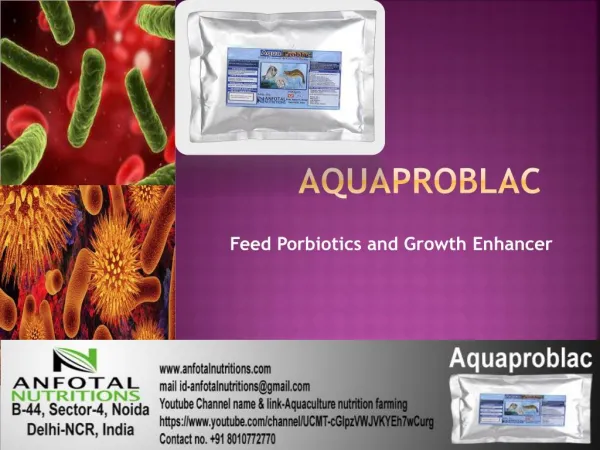 Aqua probiotics