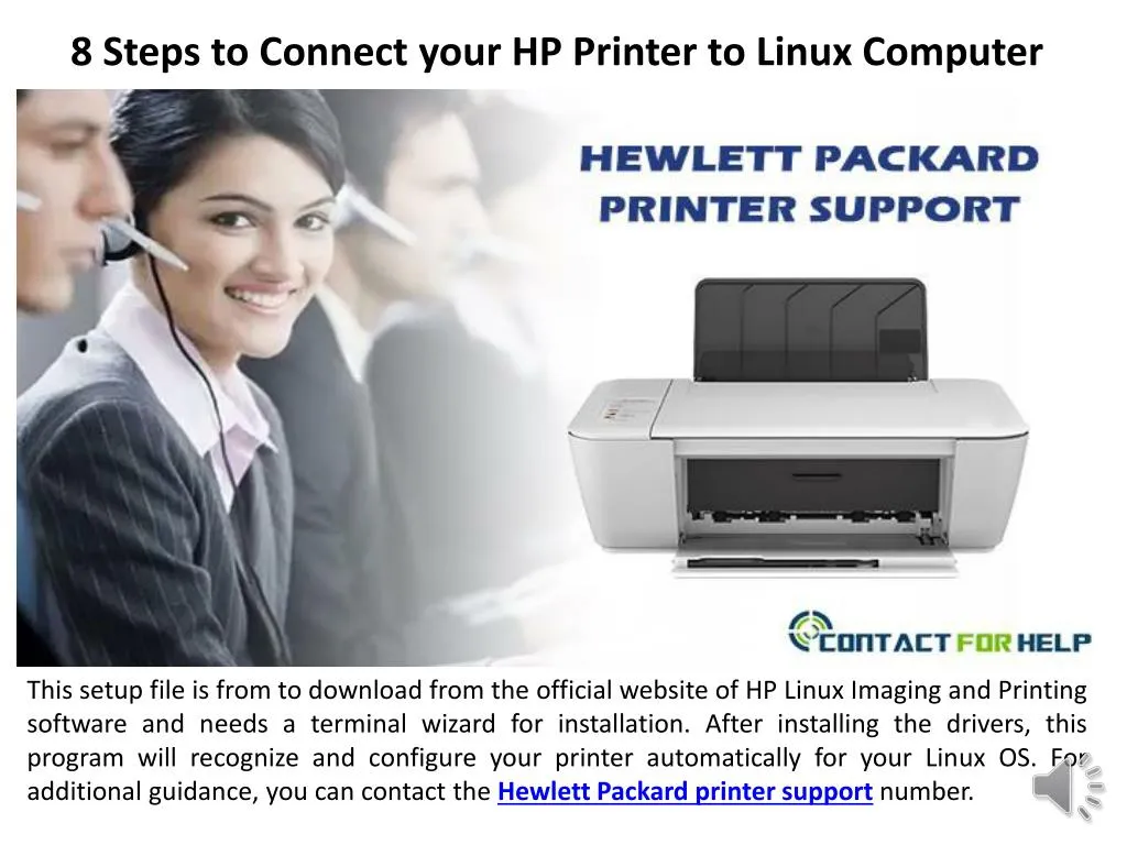 8 steps to connect your hp printer to linux