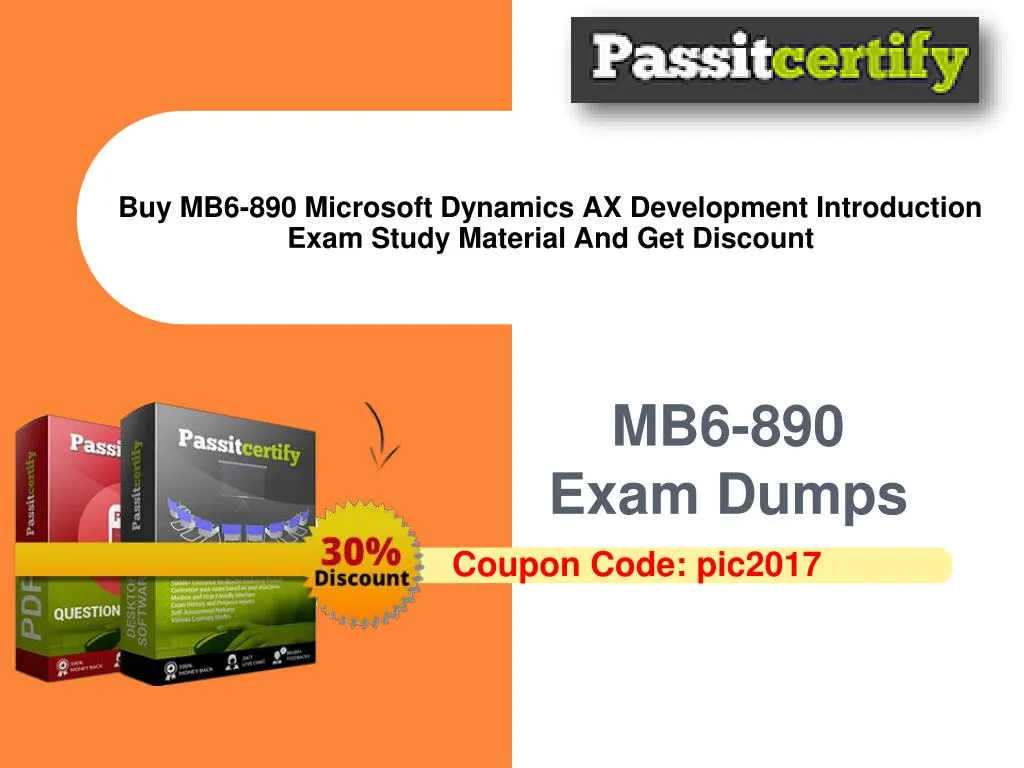 buy mb6 890 microsoft dynamics ax development introduction exam study material and get discount