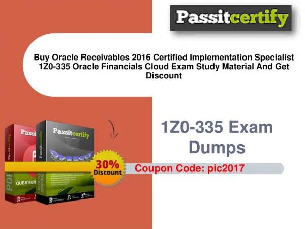 1Z0-335 Oracle Transactional Business Intelligence Practice Test
