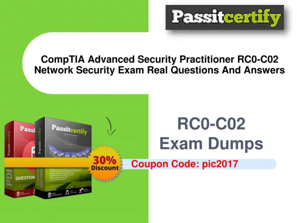 CompTIA Advanced Security Practitioner RC0-C02 Network Security