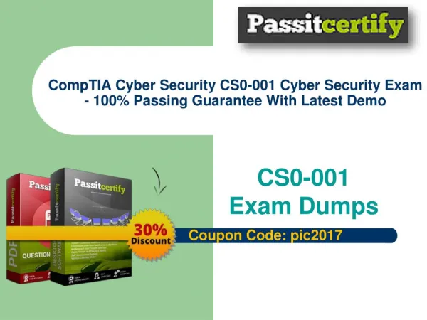 CompTIA Cybersecurity Analyst CS0-001 Cyber Security