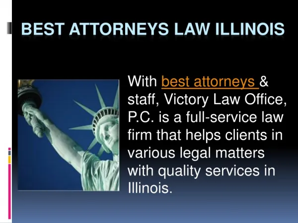 Best Attorneys Law Illinois