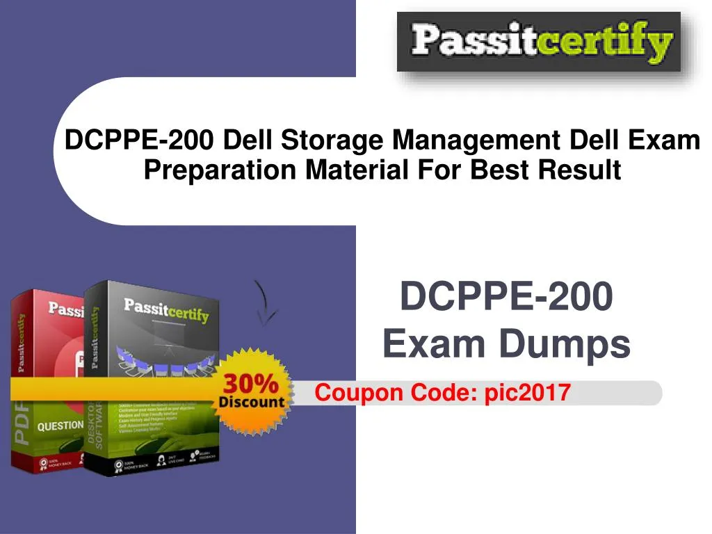 dcppe 200 dell storage management dell exam preparation material for best result