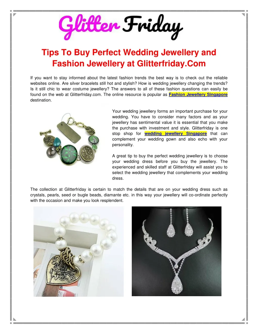 tips to buy perfect wedding jewellery and fashion