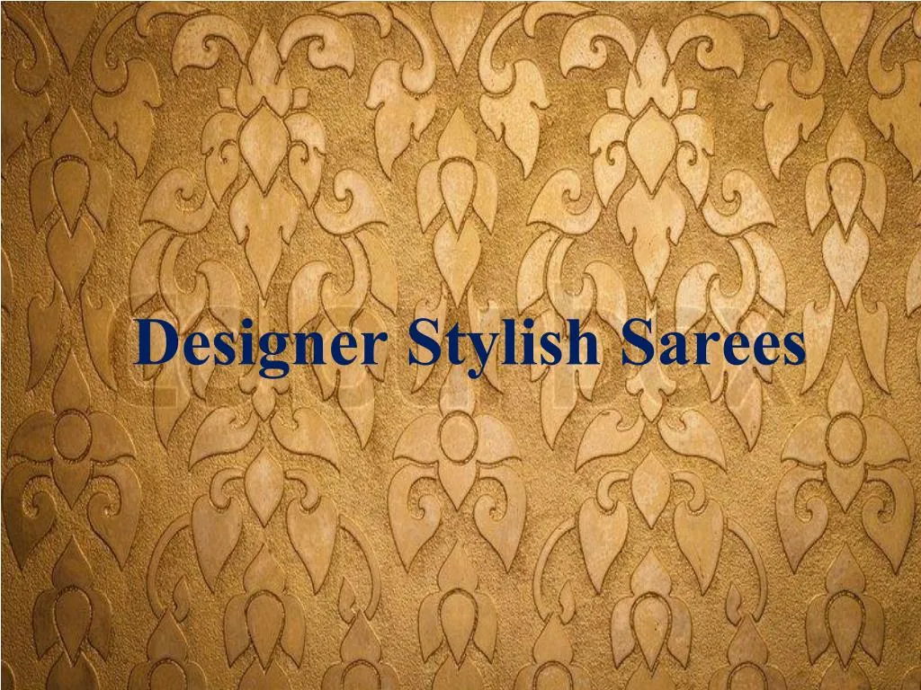 designer stylish sarees