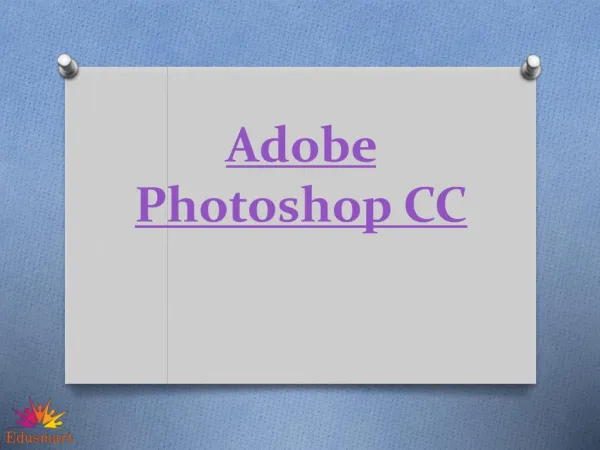 Adobe Photoshop training