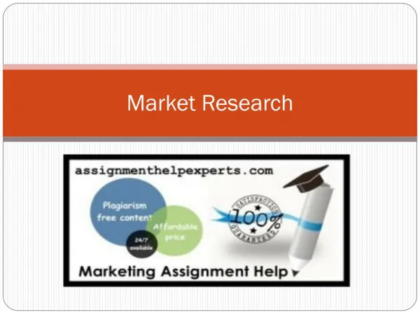 Assignment Help Marketing