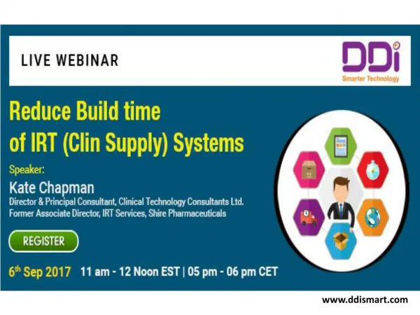 Webinar on Reduce Build Time of IRT Systems
