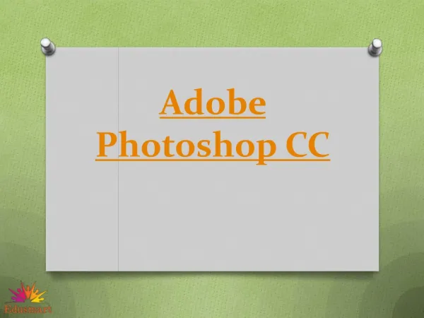 Adobe Photoshop training