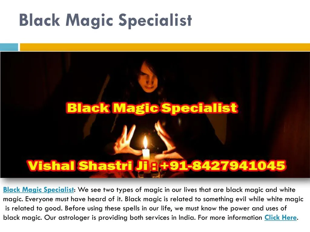 black magic s pecialist