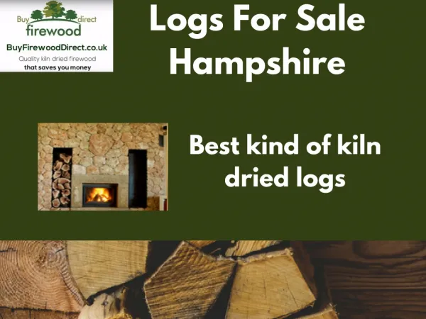 Logs For Sale Hampshire