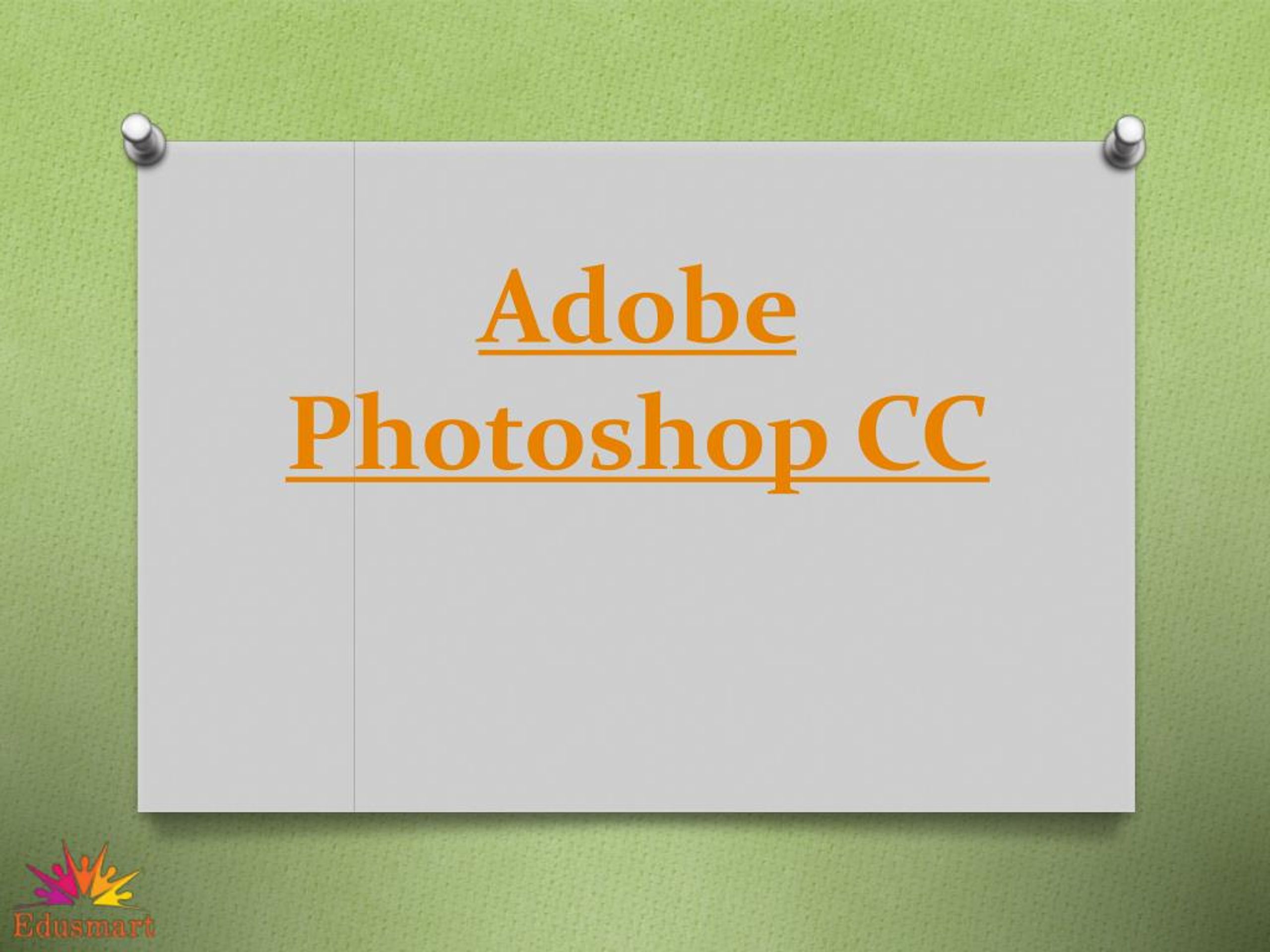 PPT - Adobe Photoshop training PowerPoint Presentation, free download ...