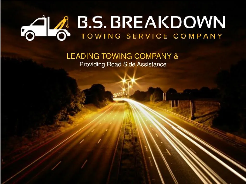 leading towing company providing road side