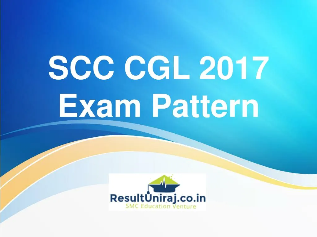 scc cgl 2017 exam pattern