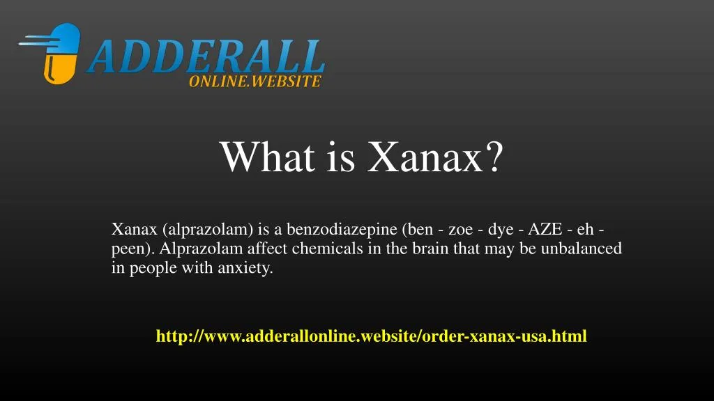 what is xanax