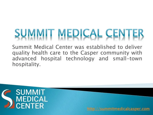 Casper Orthopaedic Associates at Summit Medical Center