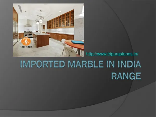 Imported Marble in India Range