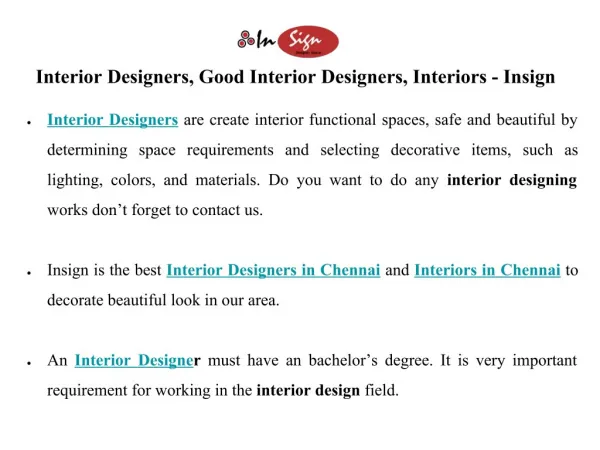 Interior Designers in chennai, Good Interior Designers in Chennai, Interiors in Chennai