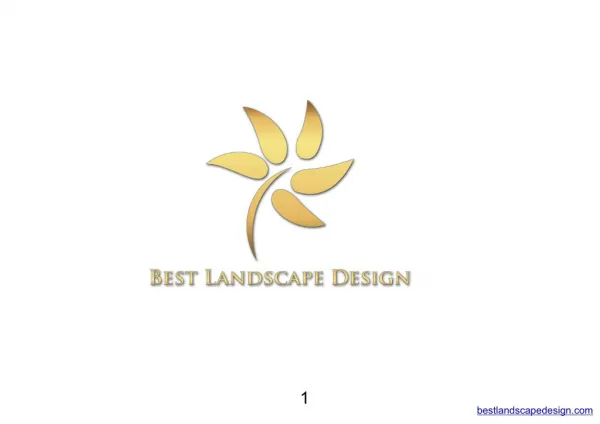 Best Landscape Design Slide Company profile
