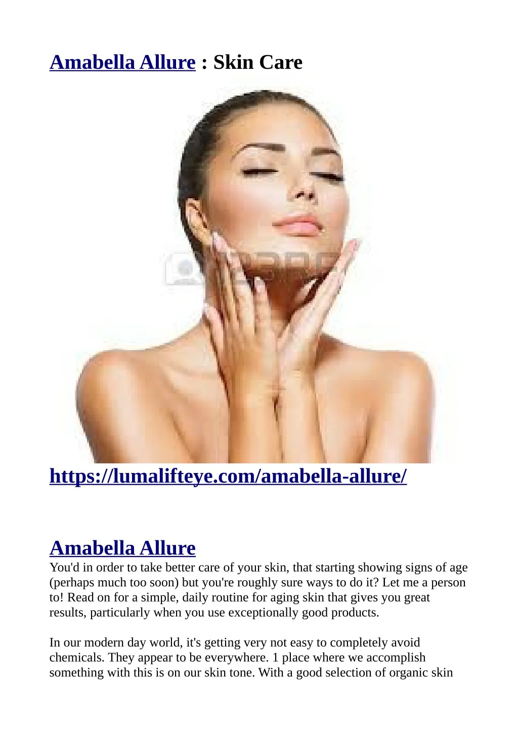amabella allure skin care