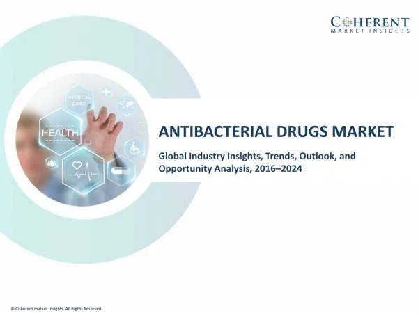 Antibacterial Drugs Market - Industry Analysis, Size, Share, Growth, Trends and Forecast to 2024