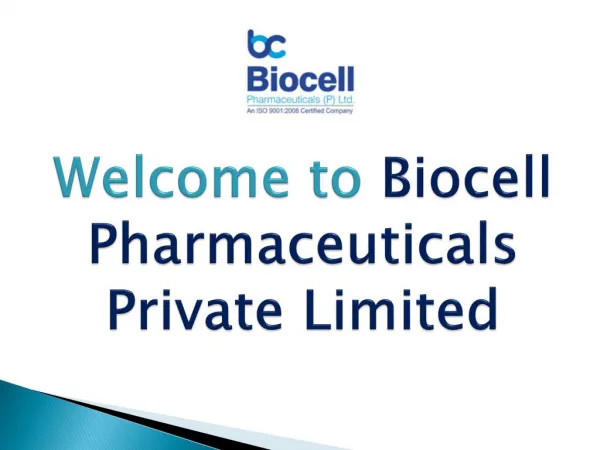 Top PCD Pharma Company in Chandigarh | Biocell Pharmaceuticals Private Limited