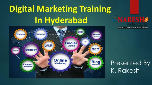 Digital Marketing Training In Hyderabad By Mr.Rakesh NareshIT