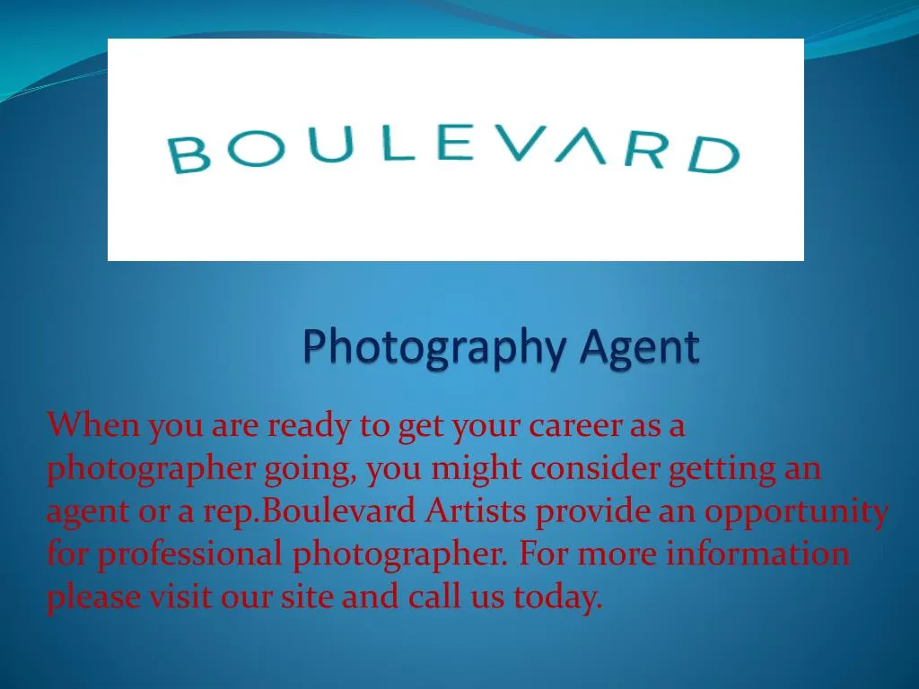 photography agent