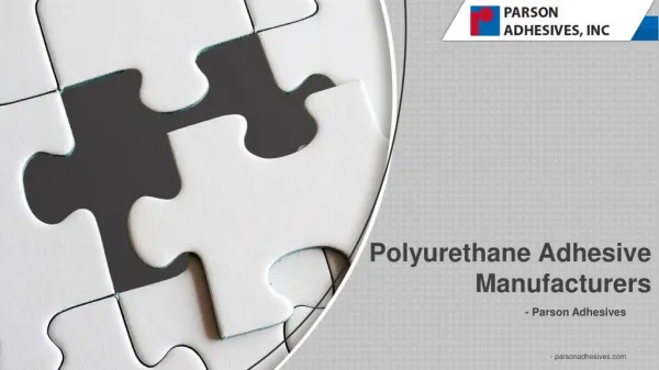 Polyurethane Adhesives Properties