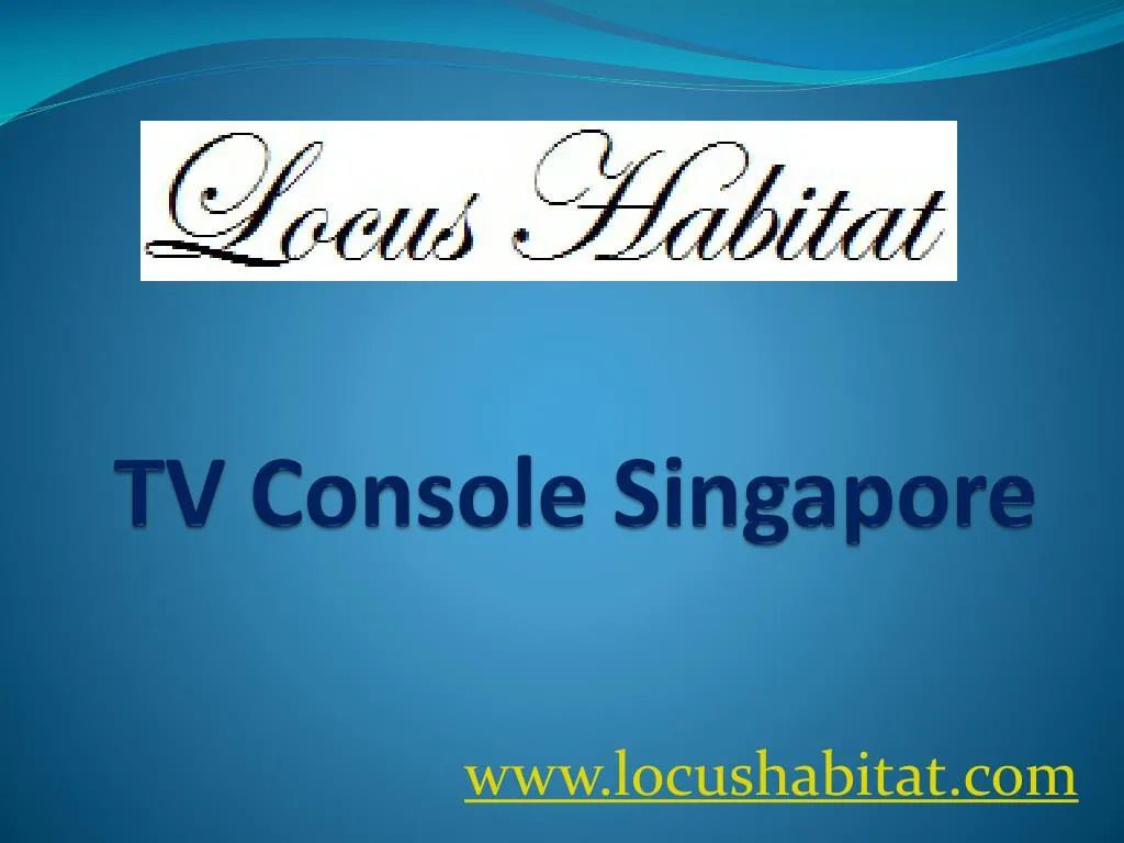 tv console singapore