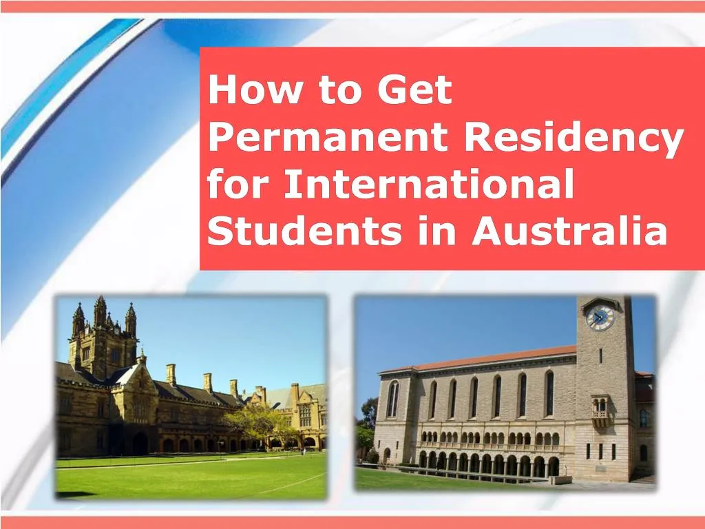 how to get permanent residency for international students in australia
