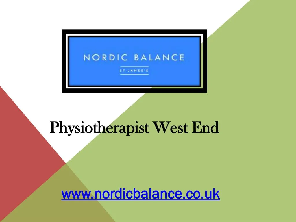 physiotherapist west end