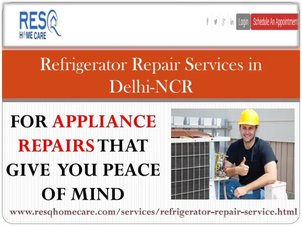 Refrigerator Repair in Delhi NCR