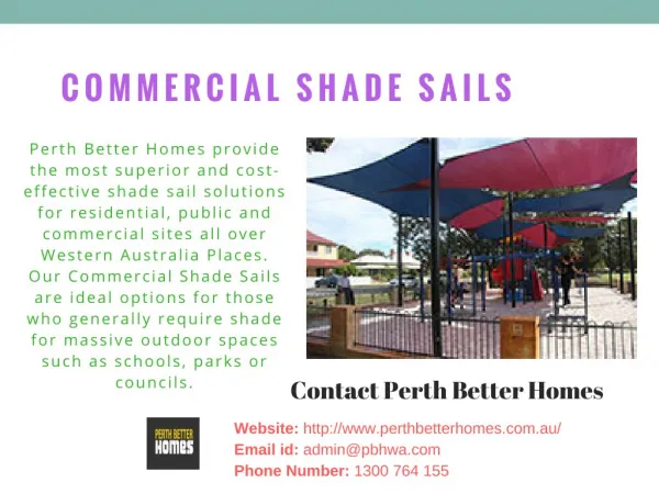 Commercial Shade Sails