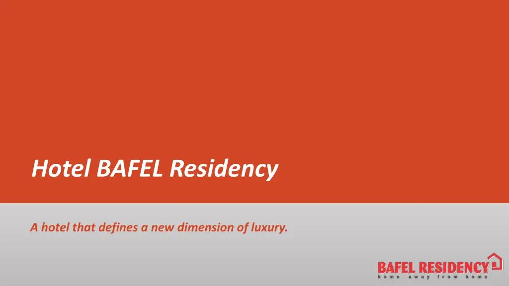 hotel bafel residency