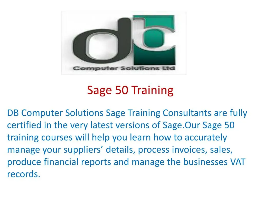 sage 50 training