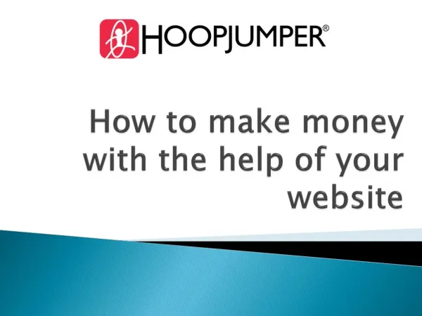 How to make money with the help of your website.