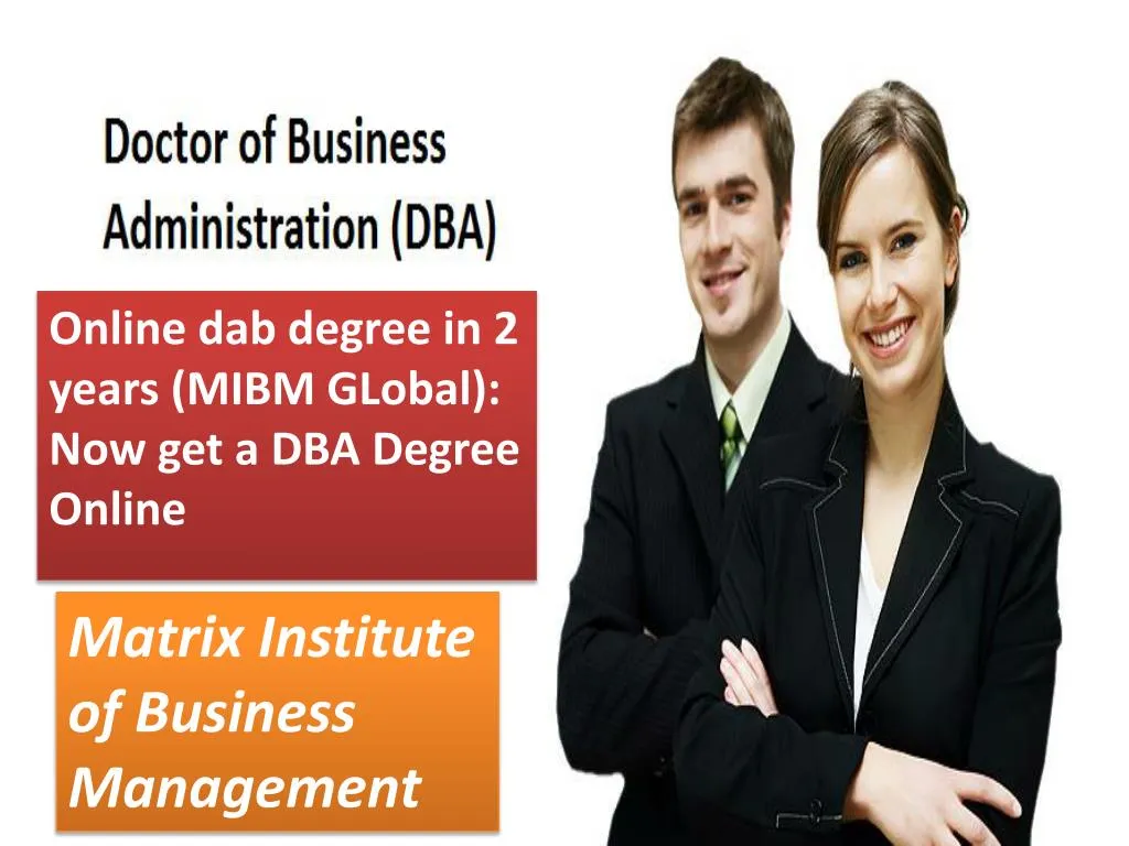 online dab degree in 2 years mibm global