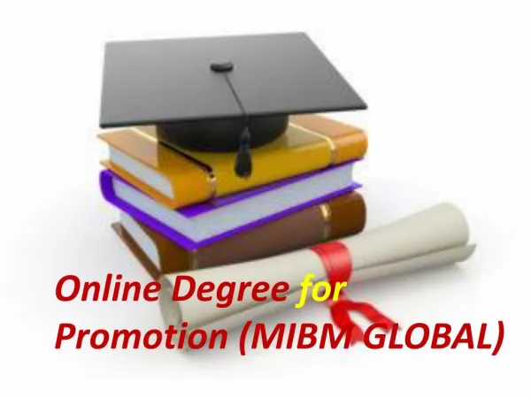 Online Degree for Promotion