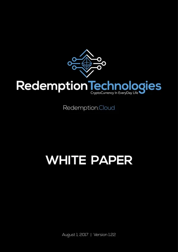 Redemption Technologies - Anonymous Open Source Marketing Platform