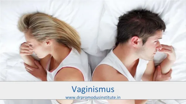 Vaginismus Treatment | Dr. Promodu's Institute of Sexual & Marital Health