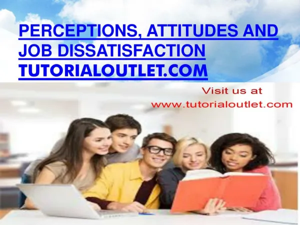 Perceptions, attitudes and job dissatisfaction