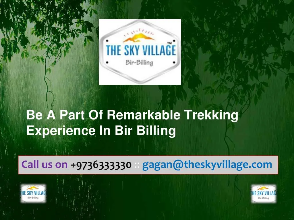 be a part of remarkable trekking experience in bir billing