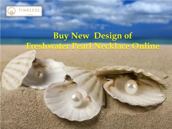 Buy New Design of Freshwater Pearl Necklace Online