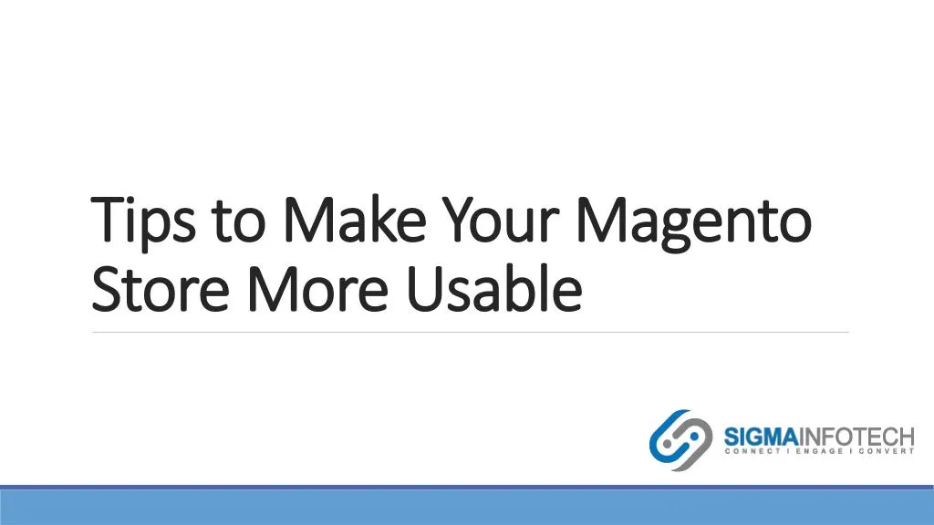tips to make your magento store more usable