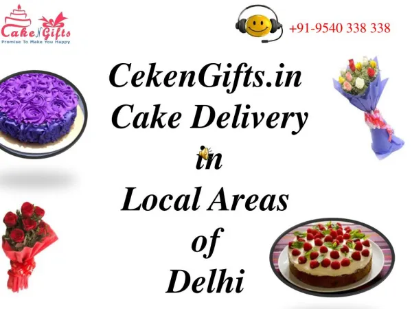 Luscious Cake Delivery in Delhi via CakenGifts