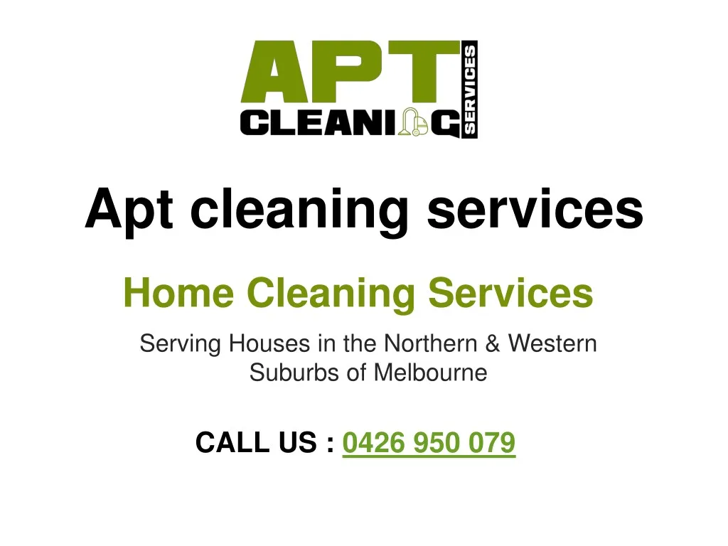 apt cleaning services