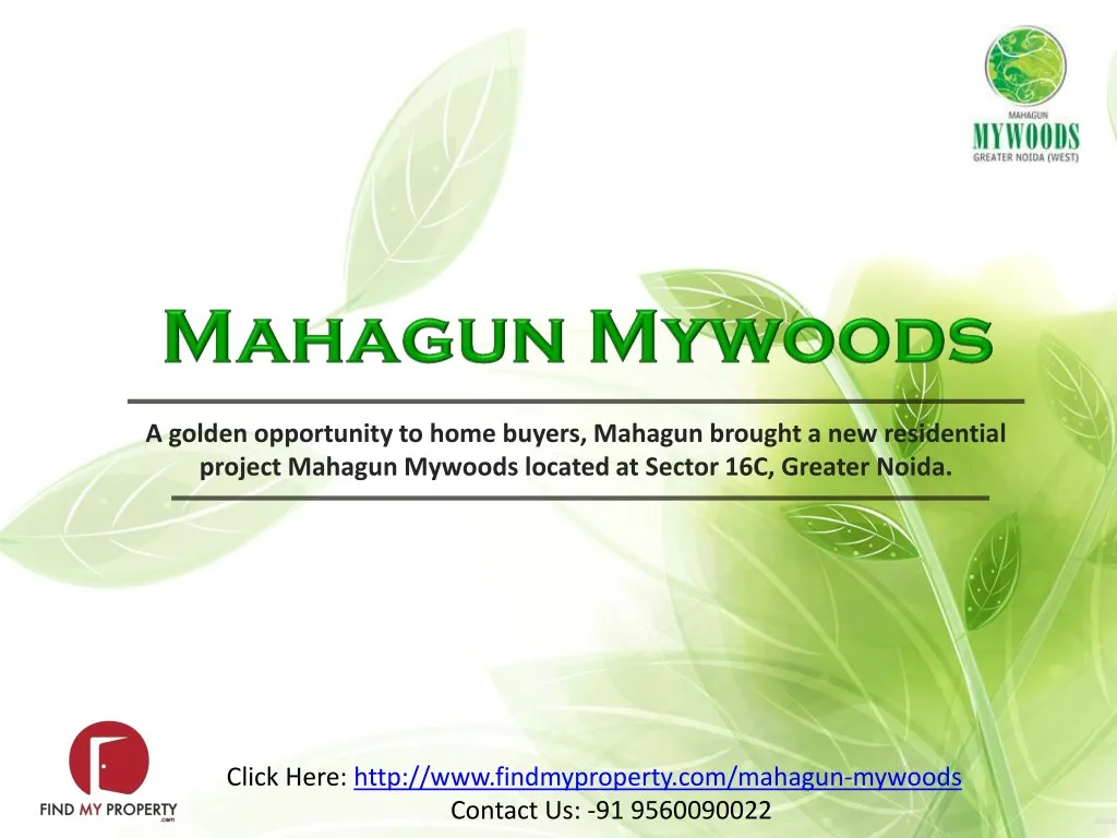 a golden opportunity to home buyers mahagun